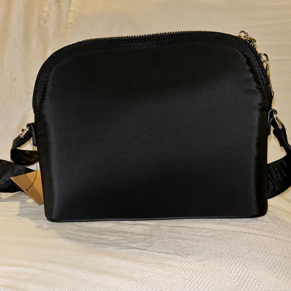 STEVE MADDEN BDAREN NYLON BLACK DOME BAG. MATTE BLACK. TRENDY+CHIC. NWTS. - Picture 7 of 15